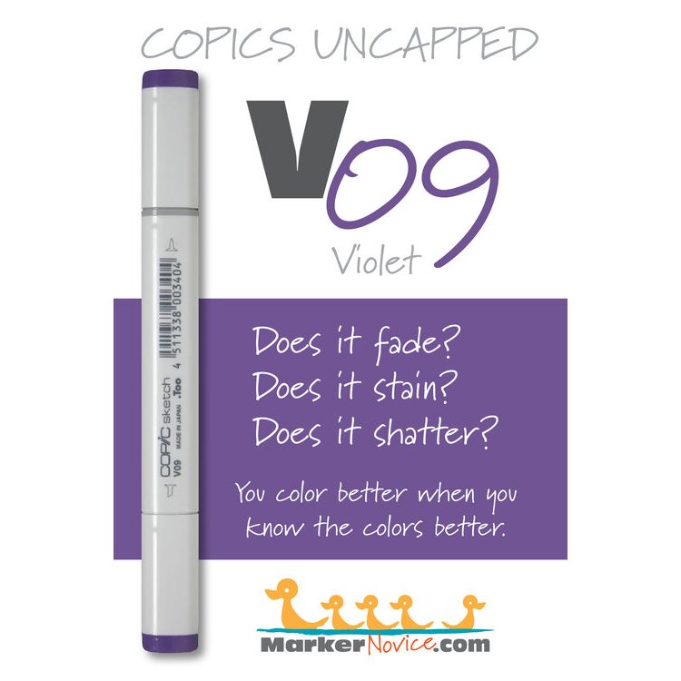 V09 - Copic Sketch Marker Violet — Violeta Ink